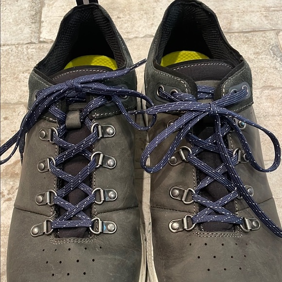 Florsheim Treadlite Plain Toe Mens bluish gray Leather Sneakers. Size 11 M - Picture 11 of 13